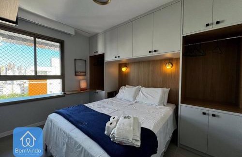 Barra Apartamento | Quarto e Sala Vista Mar no Barra Conceito