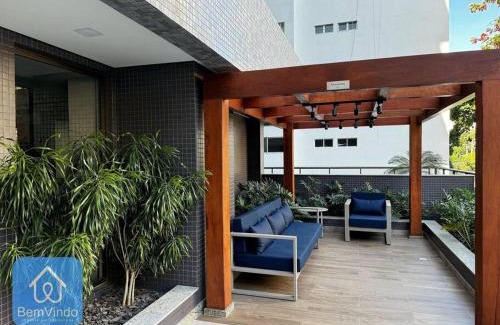 Barra Apartamento | Quarto e Sala Vista Mar no Barra Conceito