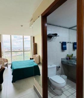 Taguatinga Hotel | Quarto Mobiliado no Hotel Go Inn Taguatinga com Wi-Fi, Ar Condicionado e Estacionamento Grátis
