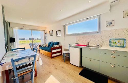 Quiberon Apartamento | Quiberon : Studio 4 pers, balcon, animaux admis, parking - FR-1-478-145