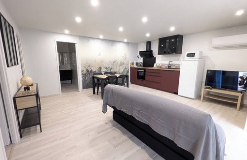 Castres Cabina | Quiet, 2 bedrooms, terrace, Garden Wifi, Connected TV, Air-conditioning.