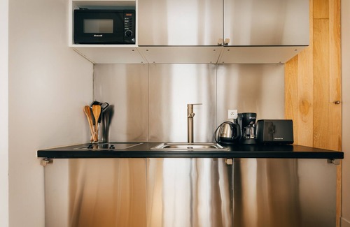 Quartier Saint-Ambroise Apartamento | Estudio de lujo tranquilo y aireado en el Alto Marais
