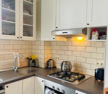Sint-Jans-Molenbeek Apartamento | Quiet and Colorfull Flat in the Center City of Brussels
