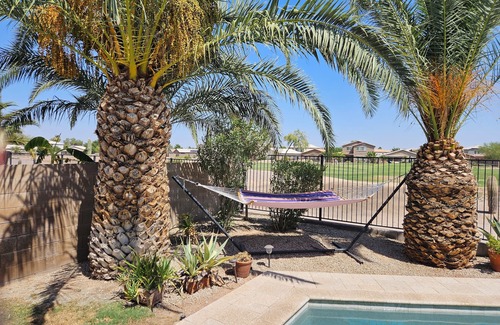 San Tan Valley Casa | Quiet comfort home on Fairway, Spa, Pool & Remodeled!