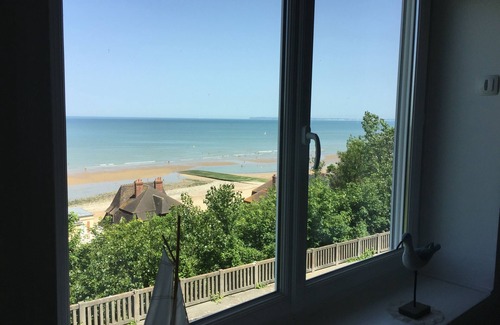 Villers-sur-Mer Casa | Casa tranquila, a 2 pasos del mar, con magníficas vistas y cerca del centro de la ciudad.