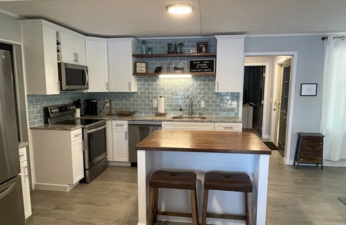Harrison Casa | Quiet Lakefront Property on Long Lake