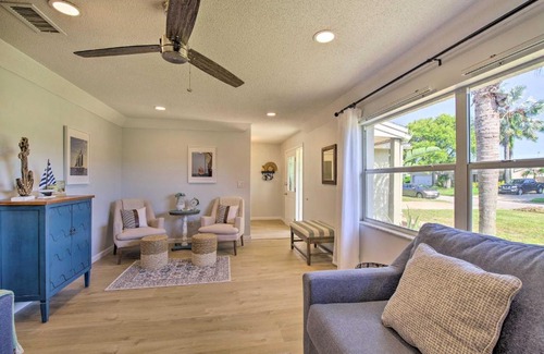 Golden Beach Estates Casa | Quiet Satellite Beach Home with Lanai, Walk to Beach
