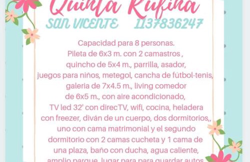 San Vicente Casa | Quinta Rufina San Vicente