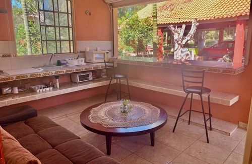 Homun Apartamento | Quinta Yaaxbe Junior suite vista al jardín