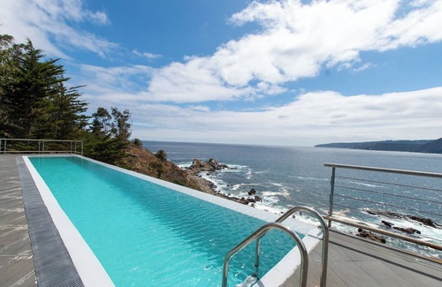 Quintay Casa | Quintay home with pool, jacuzzi, ocean view, and unforgettable sunsets