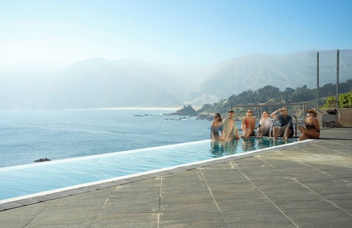 Quintay Casa | Quintay home with pool, jacuzzi, ocean view, and unforgettable sunsets