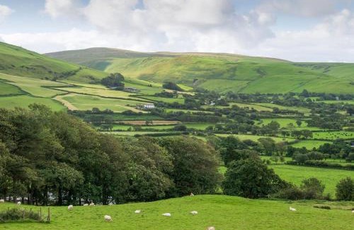 Bryn-crug Casa | Quirky Cabin with On Site Dog Field