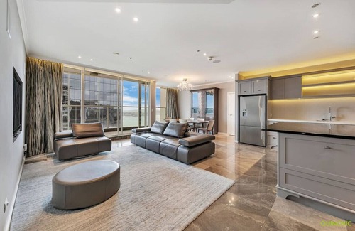 Auckland Central Business District Apartamento | QV Luxury with Sea Views (1128)