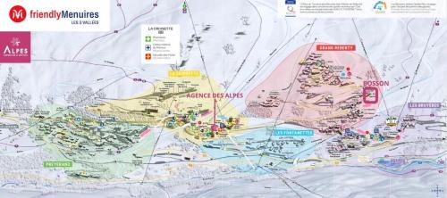 Les Menuires Apartamento | Résidence Bosson - Appartement 8 personnes ski aux pieds aux Ménuires MAE-3814