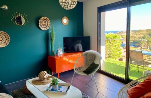 Cerbere Apartamento | Résidence Costa Vermella, vue mer et montagne au calme