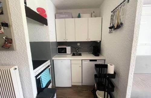 Les Deux Alpes Apartamento | Résidence Cote Brune 2 - Studio cosy et rénové, situé au pied-des-pistes et écoles de ski MAE-5221