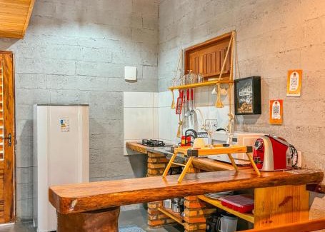 Acarai Chalet De Esquí | Rústico e Charmosinho, Próx a Lagoa com Ar cond, Chalés Tucumã