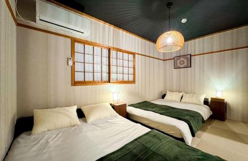 Shin-Osaka Villa | R 新大阪 FUJI サウナ付きの5LDK 3つのお風呂でグループで楽しめます。