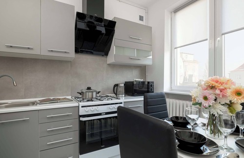 Zaspa Apartamento | Racławicka 15 | Modern Studio for 4 | Smart TV