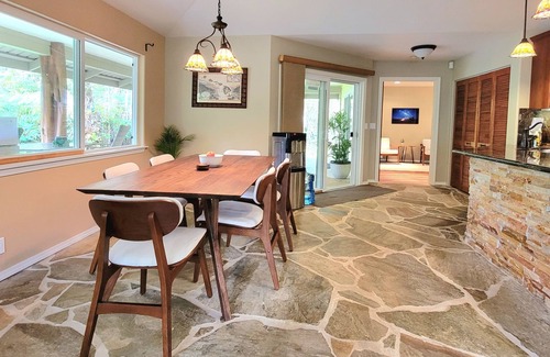 Royal Hawaiian Estates Casa | Rainforest Retreat w/Outdoor Fireplace & Hot Tub
