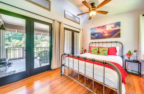 Volcano Casa | Rainforest Stay with Hot Tub Less Than 3 Mi to Natl Park!