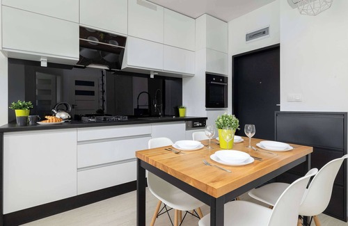 West Pomeranian Voivodeship Apartamento | Rayskiego 19 | Szczecin | Stylish Apartment | Air conditioning in the living roo