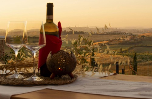 Monteroni d'Arbia Apartamento | Apartamento "Red Rose" con vistas a Siena