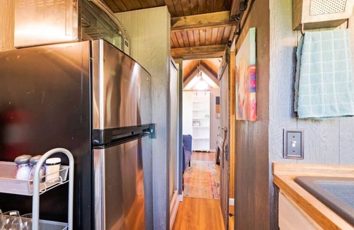 Wildwood Casa | Redbud Tiny Home with a Hot Tub and Mountain Views
