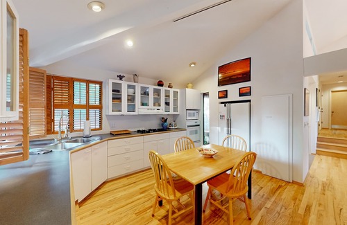 Crescent City Casa | Redwood retreat with large deck, grill, AC, & art collection - dog-friendly