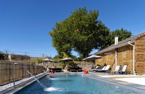 Mareuil en Perigord Casa | Propiedad refinada 6/15 p. 40 Ha climatizada Pool House & Grangechevaux