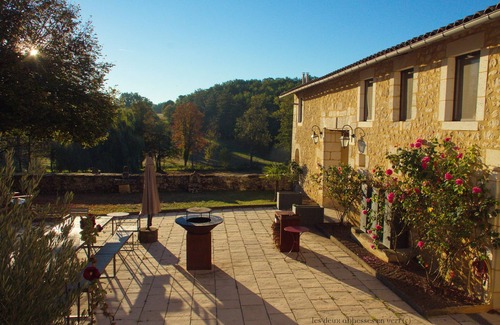 Mareuil en Perigord Casa | Propiedad refinada 6/15 p. 40 Ha climatizada Pool House & Grangechevaux