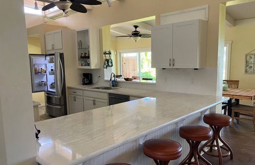 Anahola Casa | Refreshed & spacious 5 br. Home designed for large groups is only steps to sand