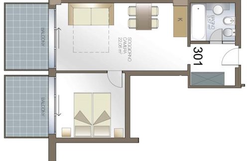 Mompiano Apartamento | Regal Residence