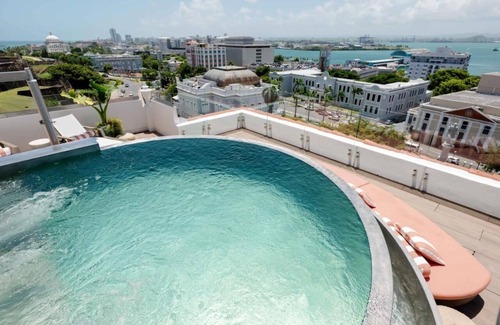Old San Juan Casa | Rejuvenate at a Stylish Room with Rooftop Dining and a Calming Plunge Pool
