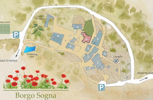 Sogna Casa | Relájese en la naturaleza en la Toscana cerca de Siena