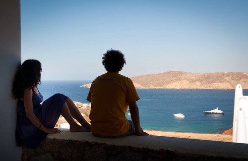 Mykonos Villa | Villa de 5 ***** estrellas con impresionantes vistas infinitas al mar y piscina privada