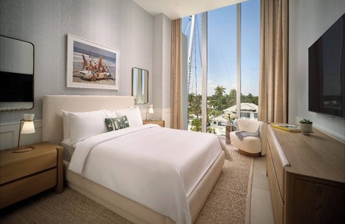 17th Street Causeway Hotel | Relax + Recharge in a Stylish Setting w/Coastal Views + Plush Furnished Balcony