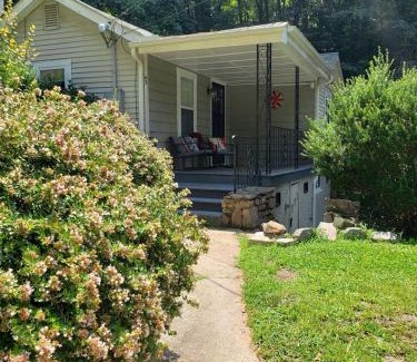 Woodfin Casa | Relax Under the Trees