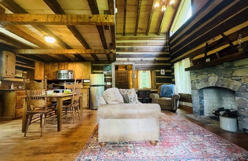 Hot Springs Cabina | Relax & Unwind in an Iconic Cabin! River views