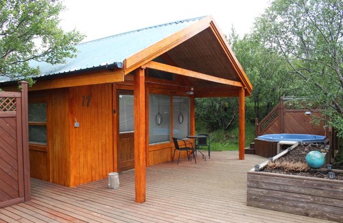 Husafell Casa | Relaxing and cozy cottage with hot tub