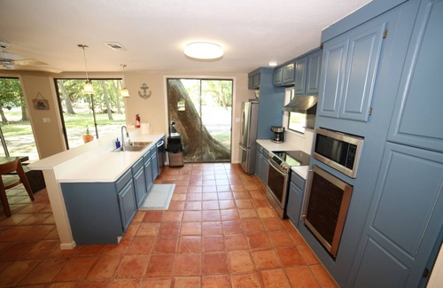 Cedar Lane Casa | Relaxing Caney Creek views or just minutes from the beach!
