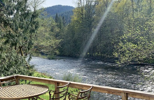 Welches Casa | Relajante escapada en el Monte Hood - Justo en el río