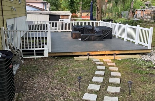Church Street Casa | Updated Riverdale Gem Outdoor Firepit, Back Deck, Play room, Close to Airport