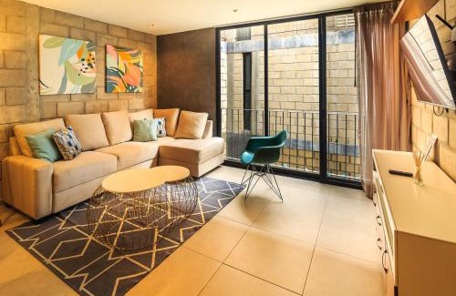 Downtown Guadalajara Apartamento | Relaxing Private Loft w Gym Coworking 1 BD