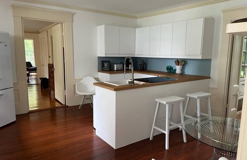 Yarmouth Port Casa | Remodeled historic Captains home w/fireplaces, large yard, 5 mins walk to beach