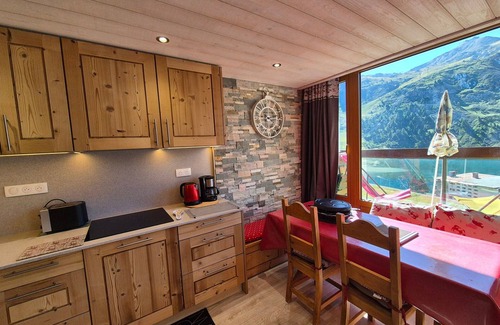 Tignes le Lac Apartamento | Apartamento renovado cerca de las pistas con balcón