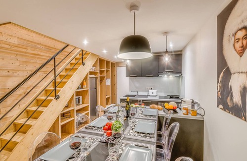 Val Claret Apartamento | Dúplex renovado 4*, cómodo en Tignes Val Claret, cerca de pistas y servicios