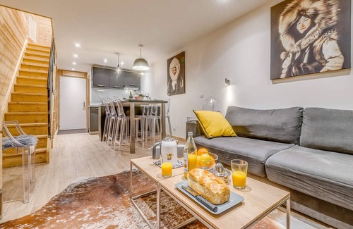 Val Claret Apartamento | Dúplex renovado 4*, cómodo en Tignes Val Claret, cerca de pistas y servicios