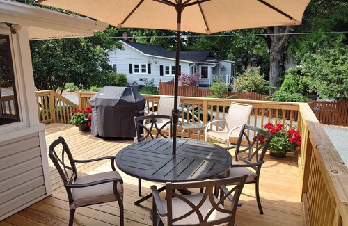 Rural Hall Casa | Renovated historic Craftsman bungalow near Winston Salem and mountain activities
