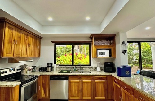 Playa Hermosa Casa | Renovated Large Oceanfront house, 5 bedrooms 4bath w/pool and tropical gardens